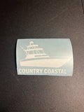Country Coastal Boat Decal