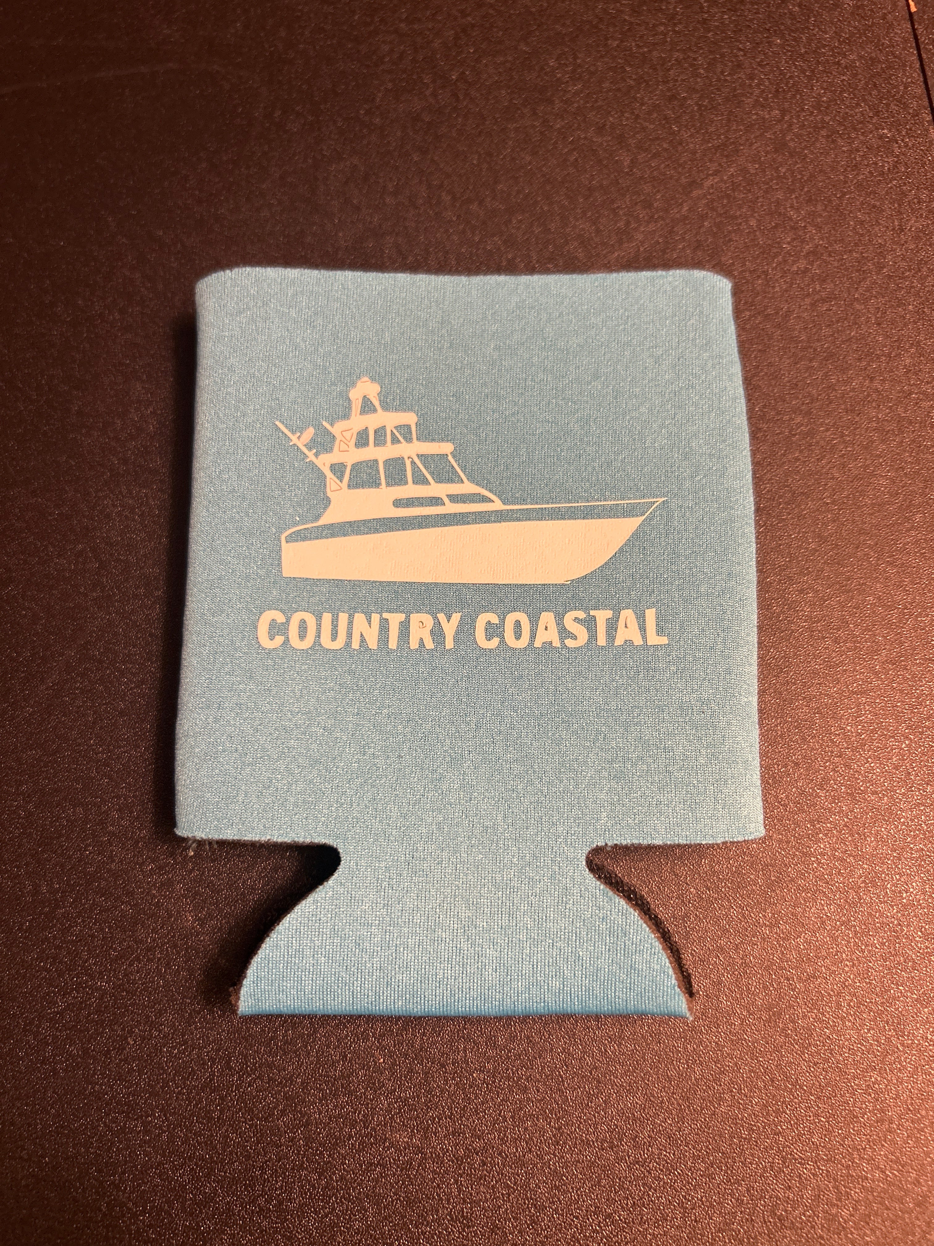 Country Coastal Boat Koozie