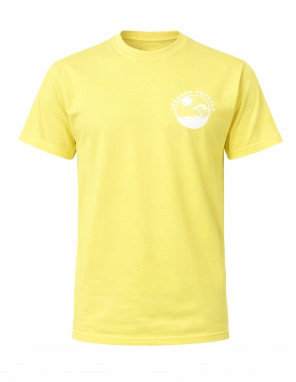 Dog on da boat T-shirt (cornsilk)